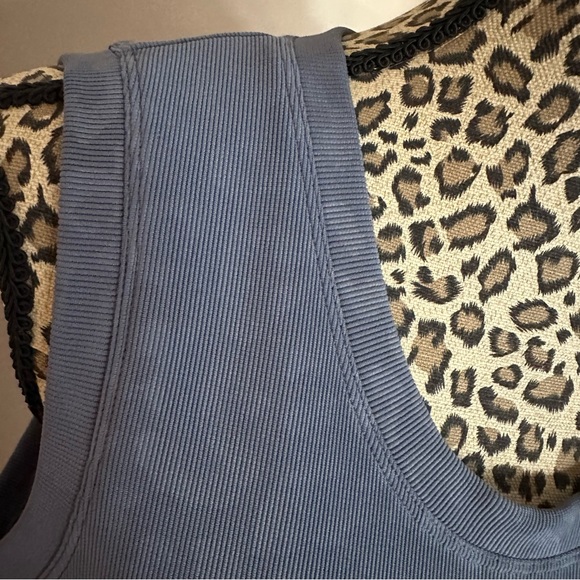 Move Theology Ribbed Contour Tank Size XL Blueish Gray - Picture 3 of 11